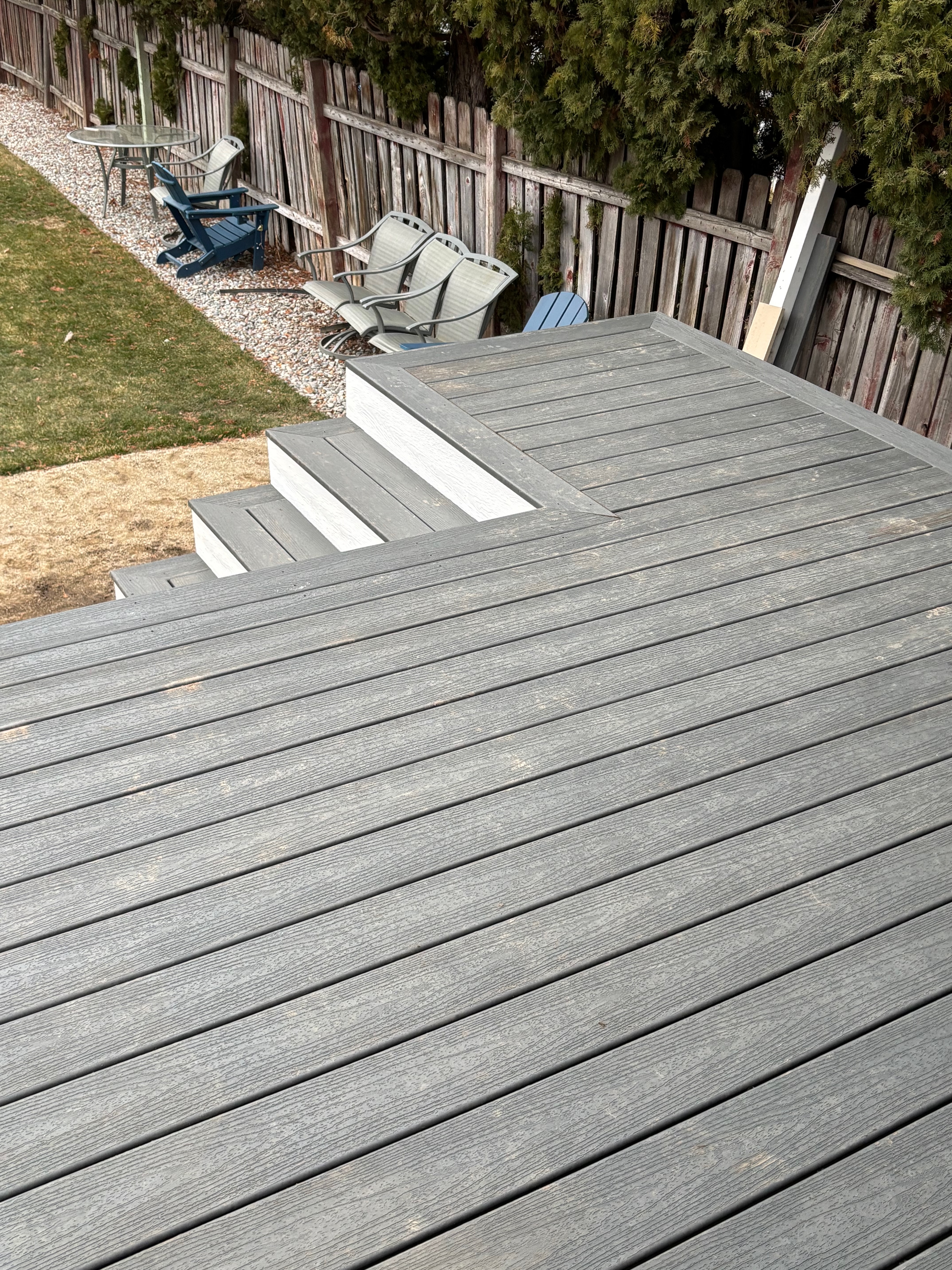 Stair-Lit Composite Deck — Spokane photo