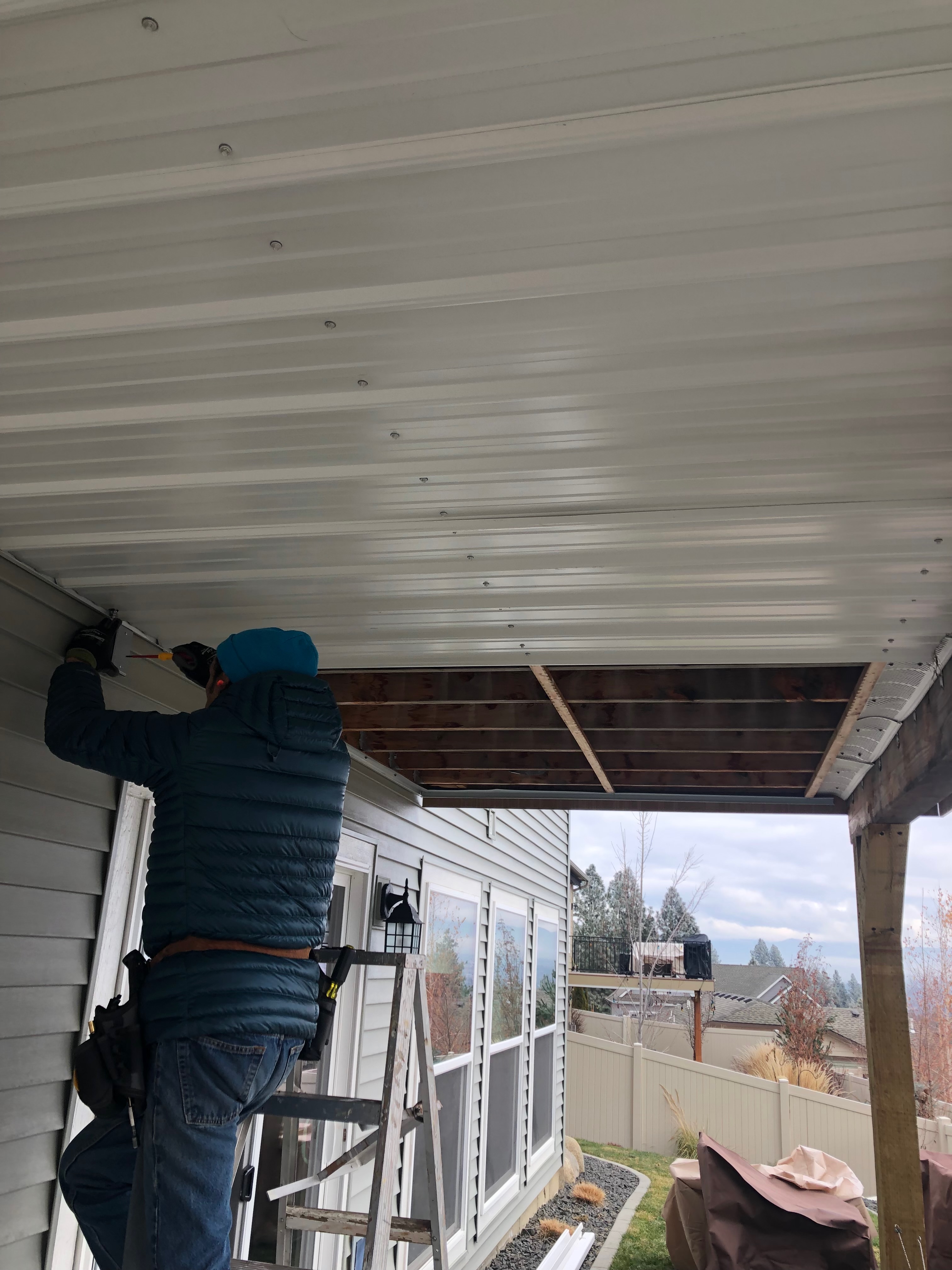Under-Deck Drainage (In Progress) — Spokane County photo