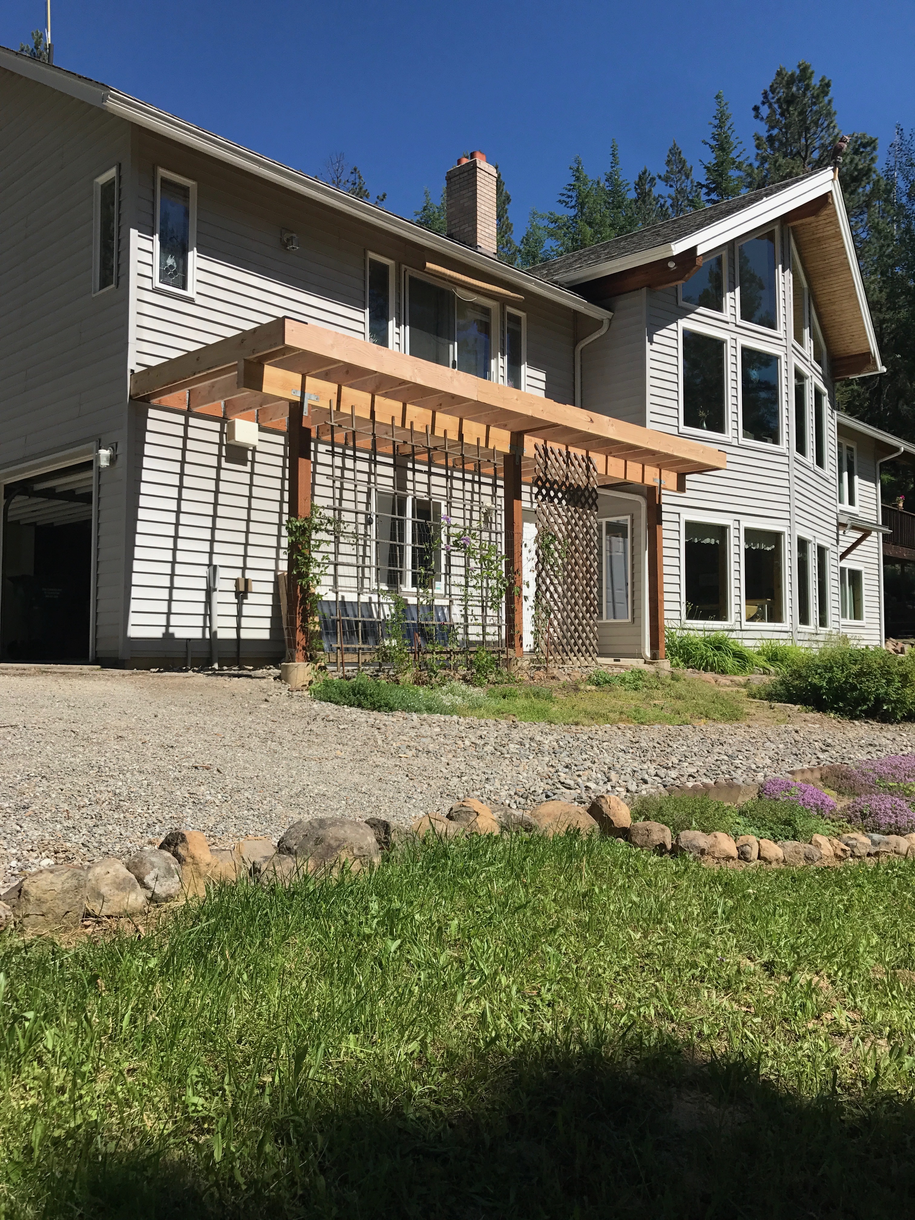 Attached Pergola — Kootenai County photo