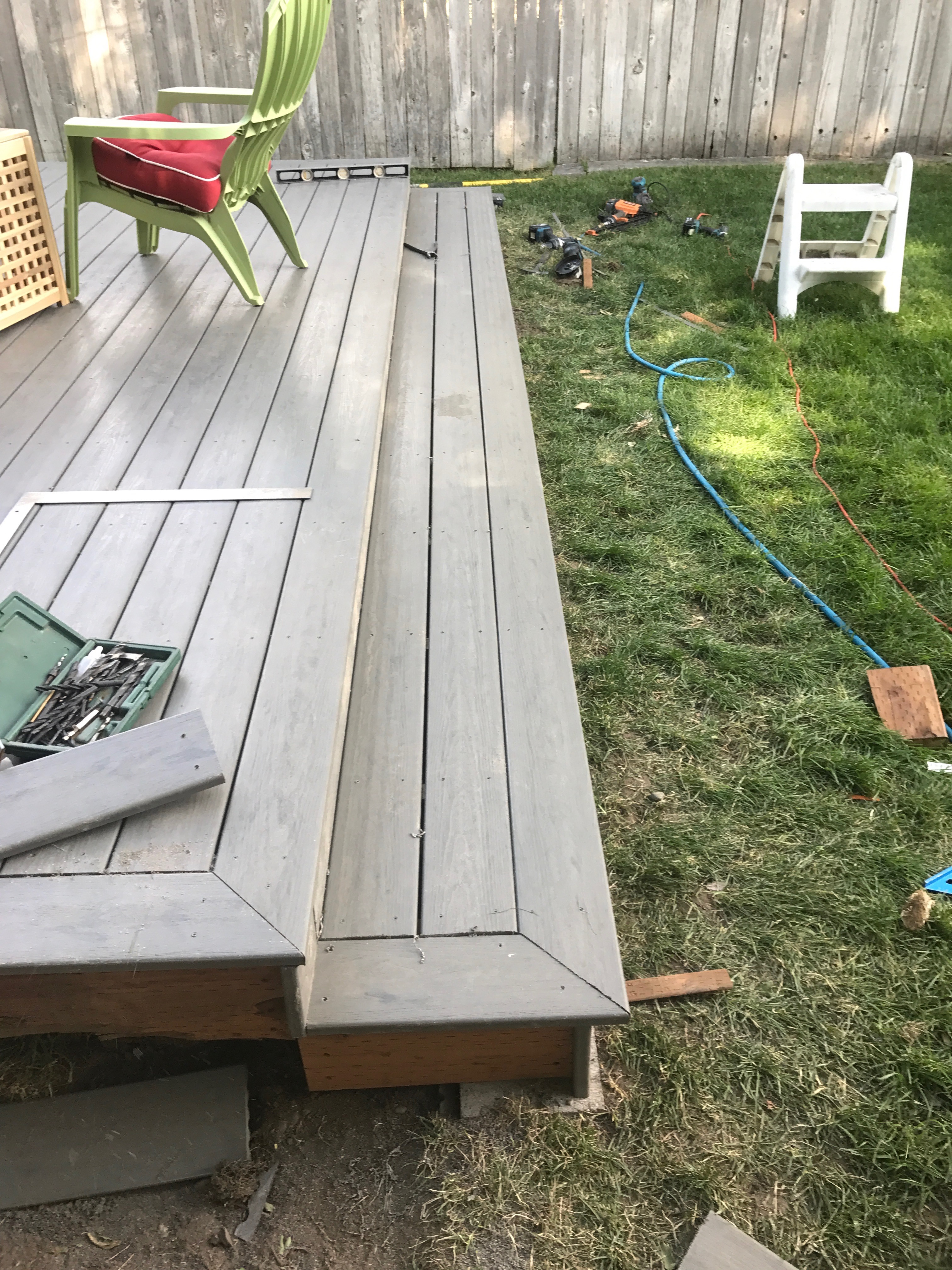 Deck Resurfacing (In Progress) — Spokane photo