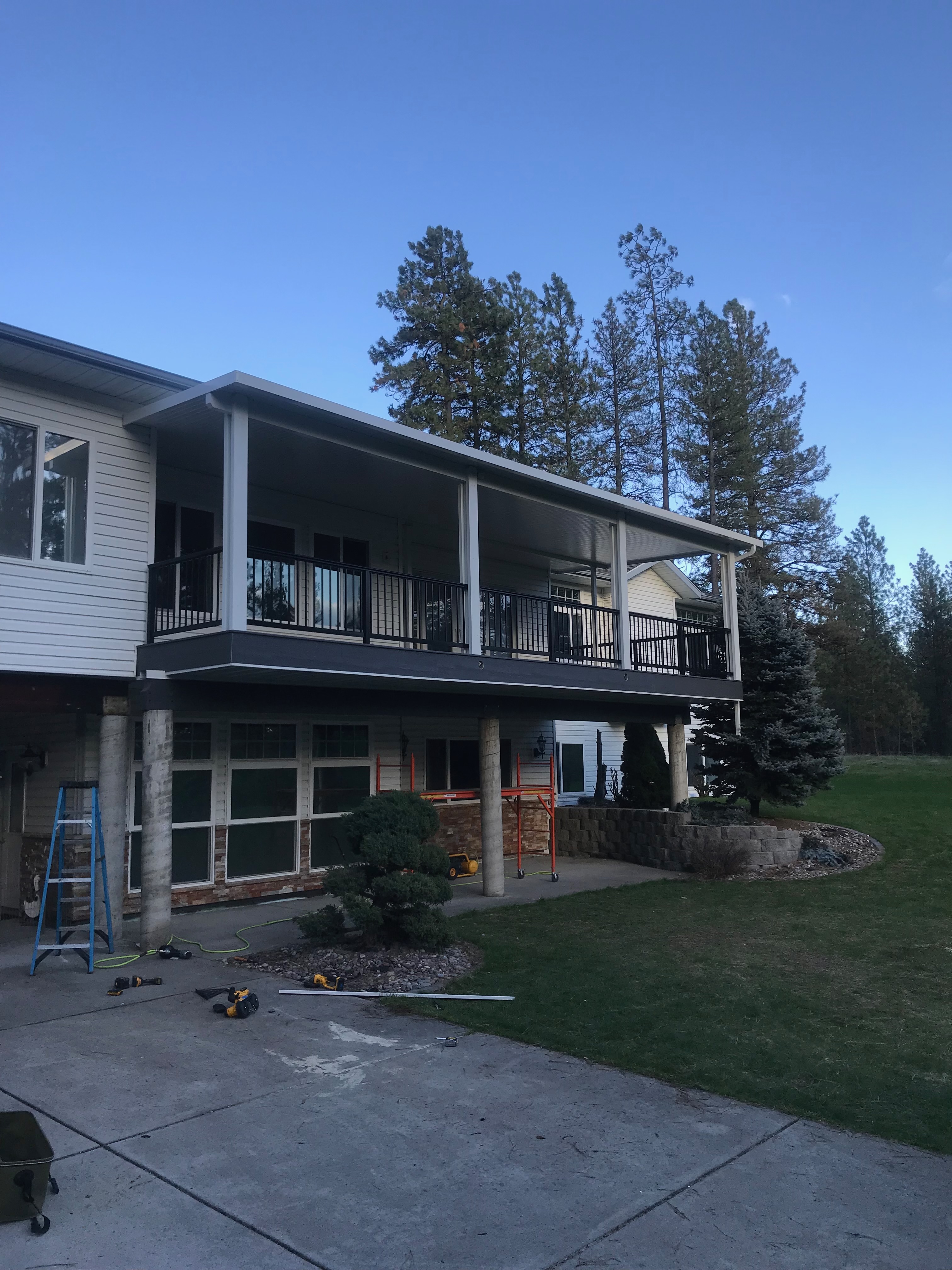 Covered Composite Deck — Spokane photo